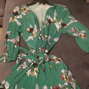 Gabrielle Union Floral Romper